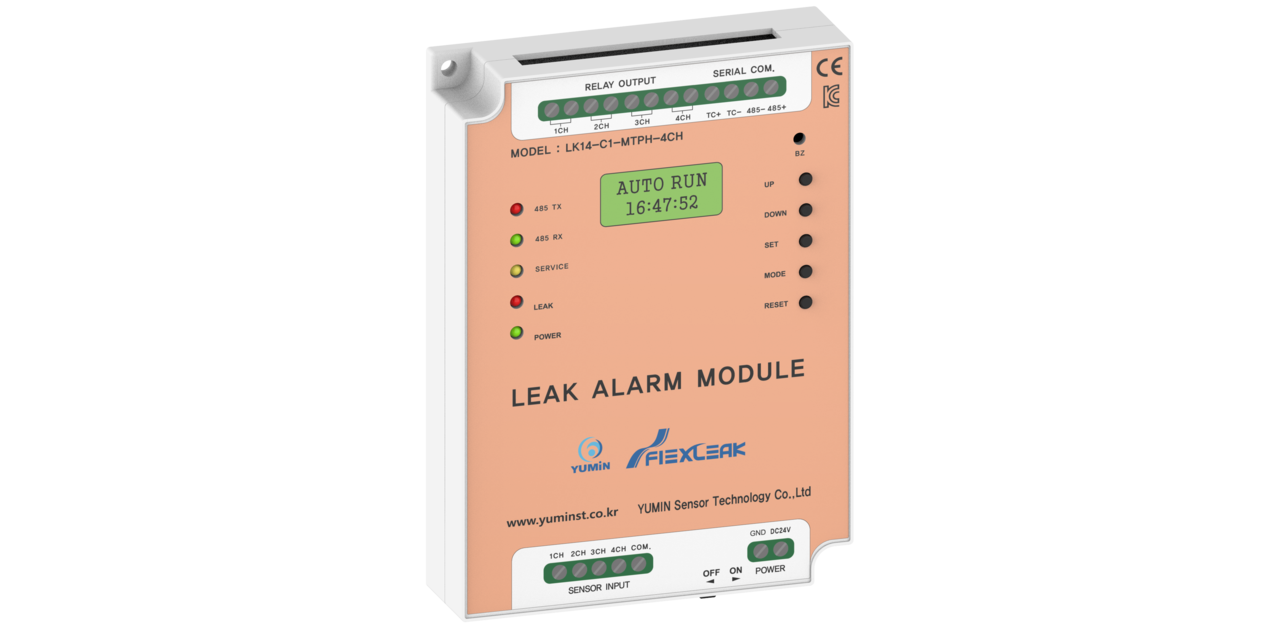 LK14-C1-MTPH 4-channel chemical liquid leak detection controller