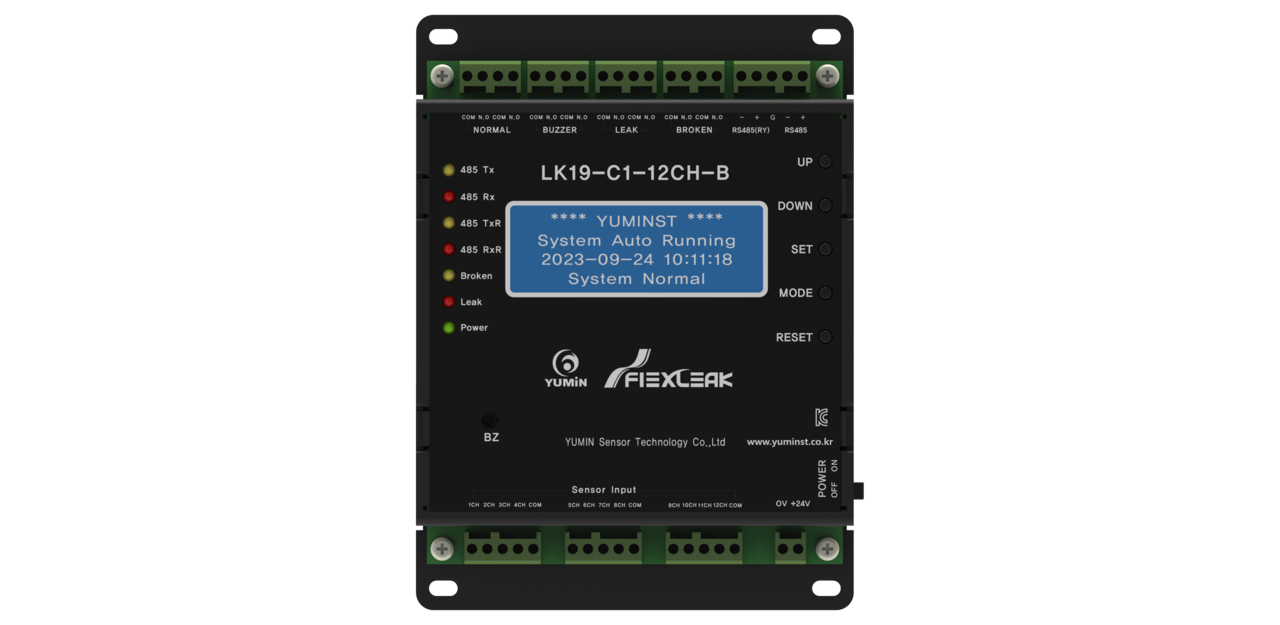 12-channel water leak detection controller