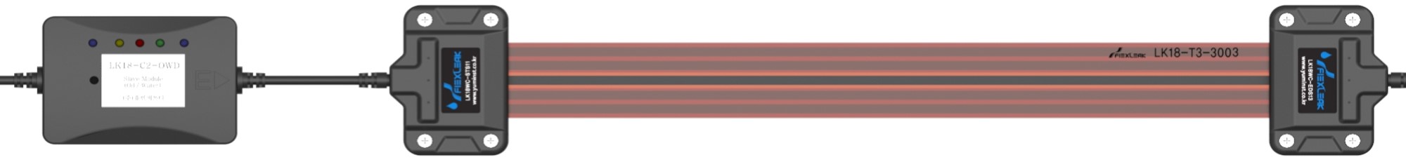 Oil and organic solvent distance detection flexible sensor