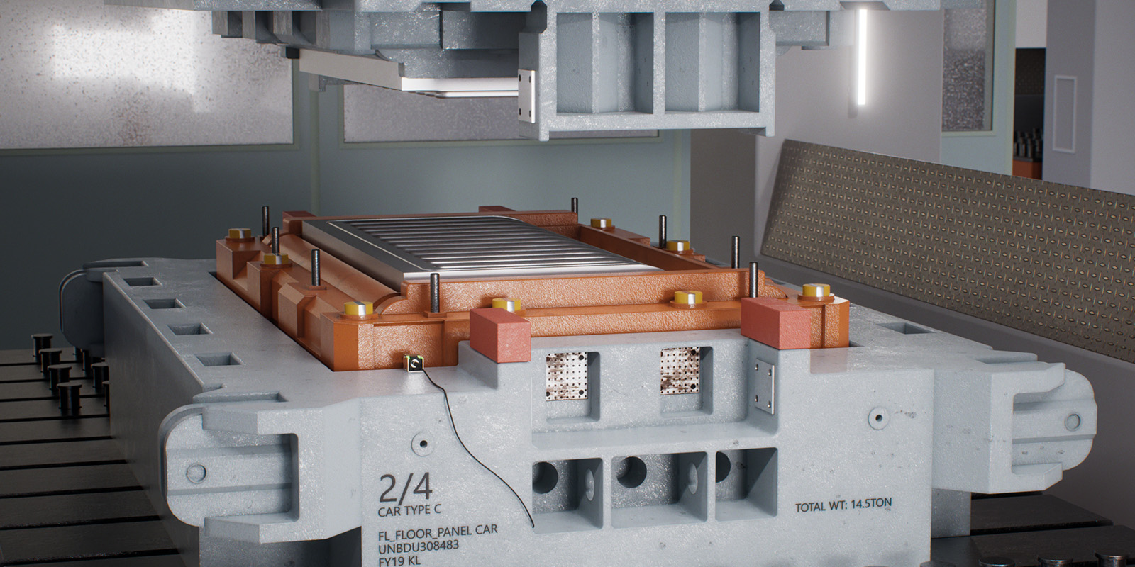 Press equipment mold management RFID