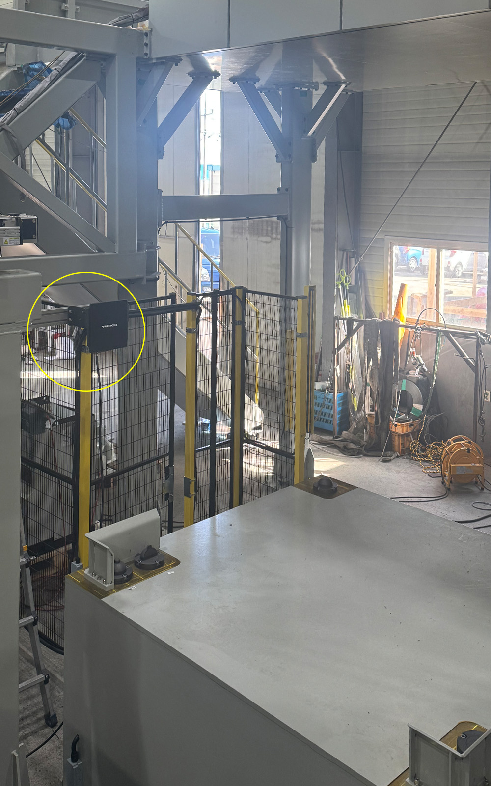 Additional pallet tracking RFID installation for press operations