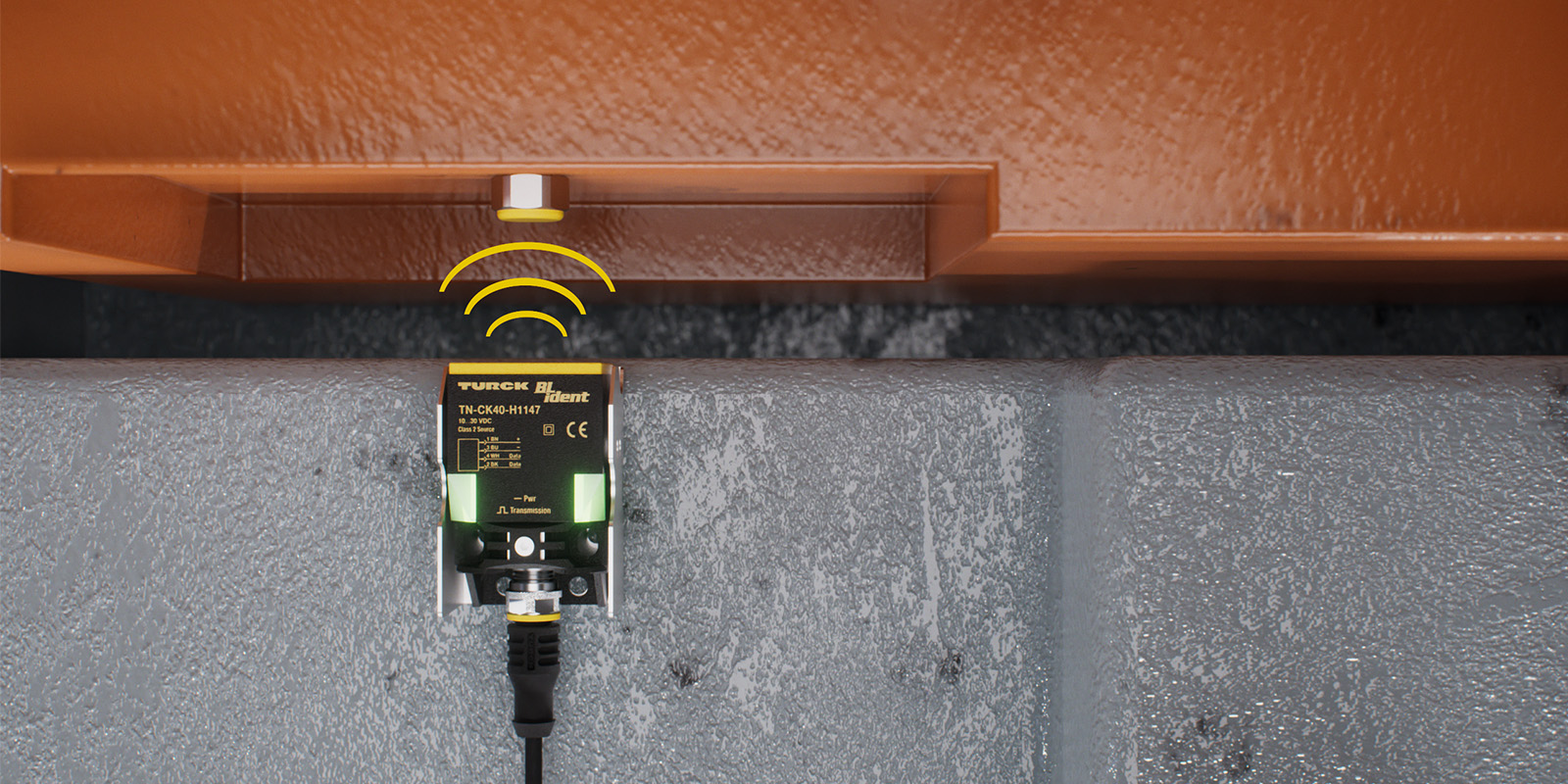 RFID tag used for mold identification